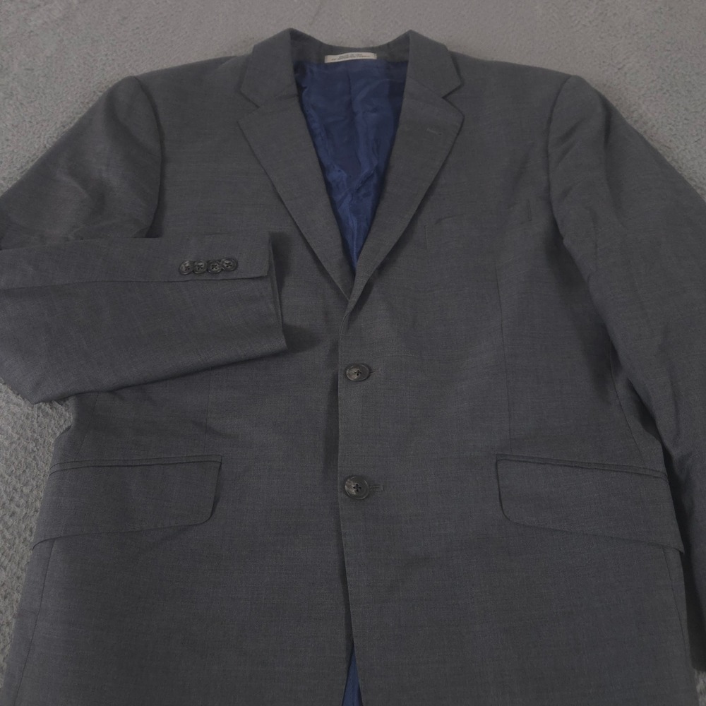 Joseph Abboud Suit Jacket Mens 48 Short Zignone Super 110s Wool Bespoke Blazer
